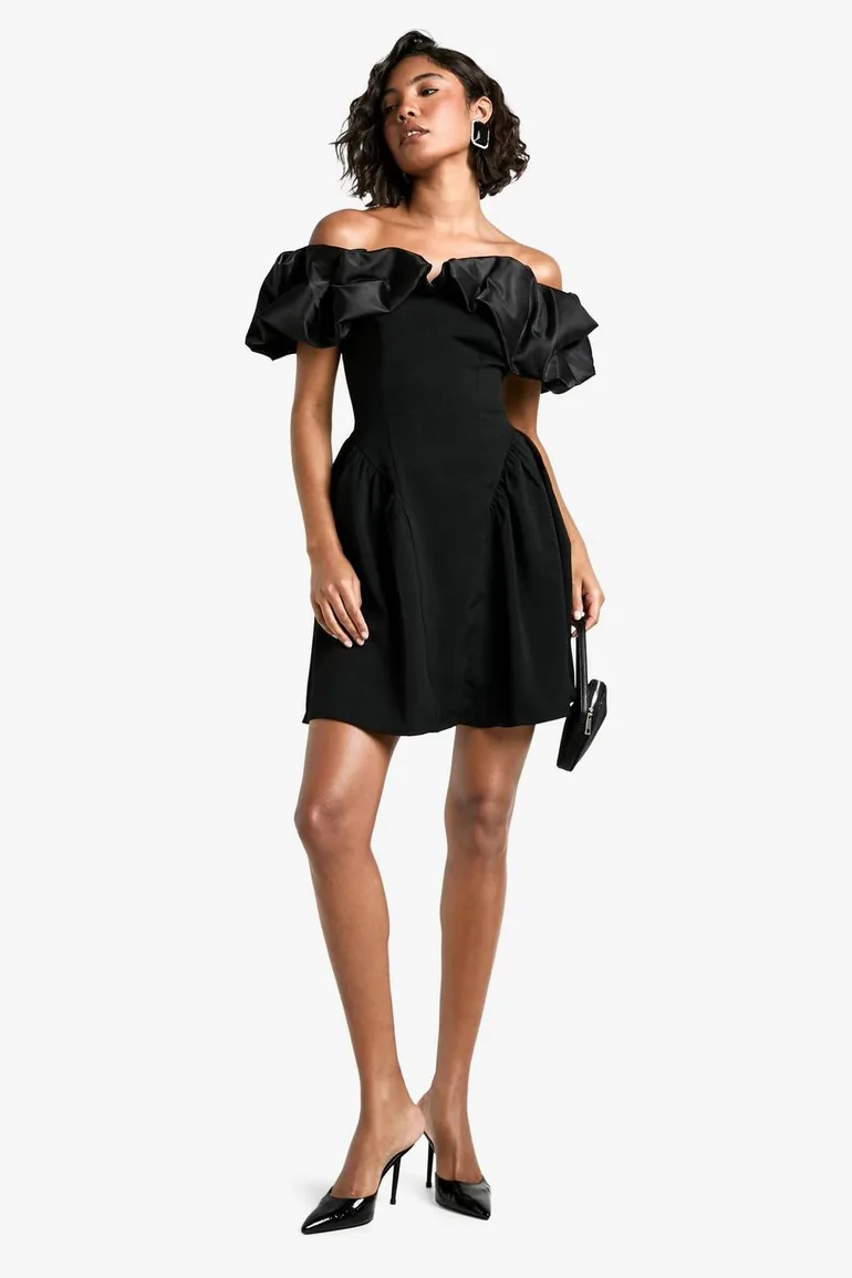 black mini dress canada Mavi Women's Satin Button-Front Mini Dress In Black – Mavi Canada main image 0