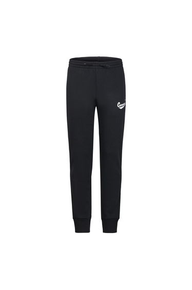 Boy's Converse Juniors Logo Graphic Joggers in Black
