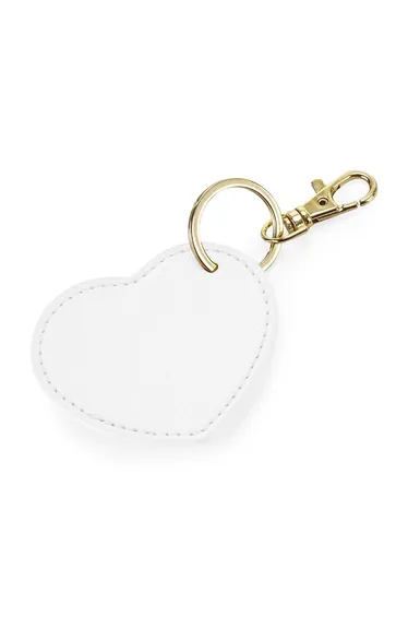 Bagbase Boutique Heart Key Clip - Soft White