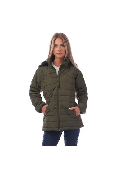 Women's Trespass Translate Padded Jacket in Green
