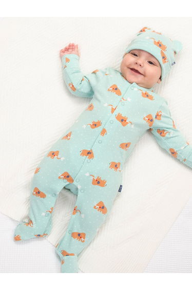 Woolly And Dove Sleepsuit