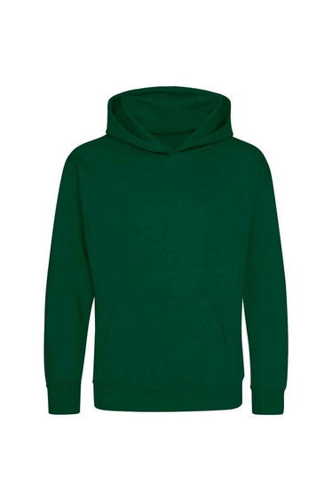 Awdis Kids Unisex Hooded Sweatshirt / Hoodie / Schoolwear - Rainforest Green