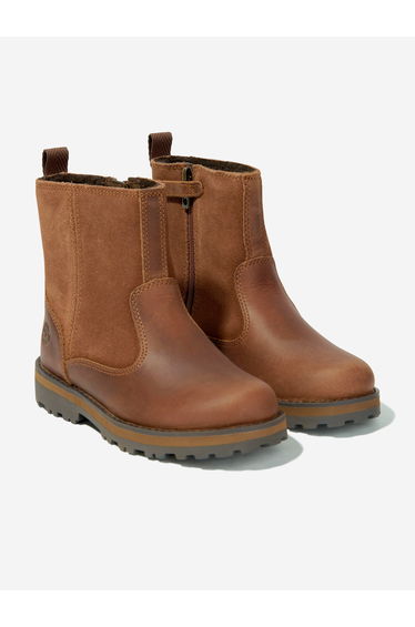 Timberland Kids Courma Mid Warm Lined Boots in Brown