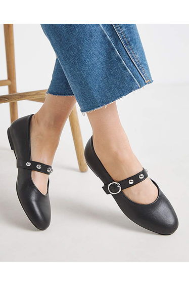 Ballerina Studded Mary Jane Extra Wide
