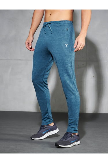 Men Melange Slim Fit Track Pants