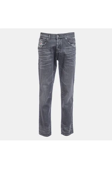 بنطلون جينز رجالي - أسود