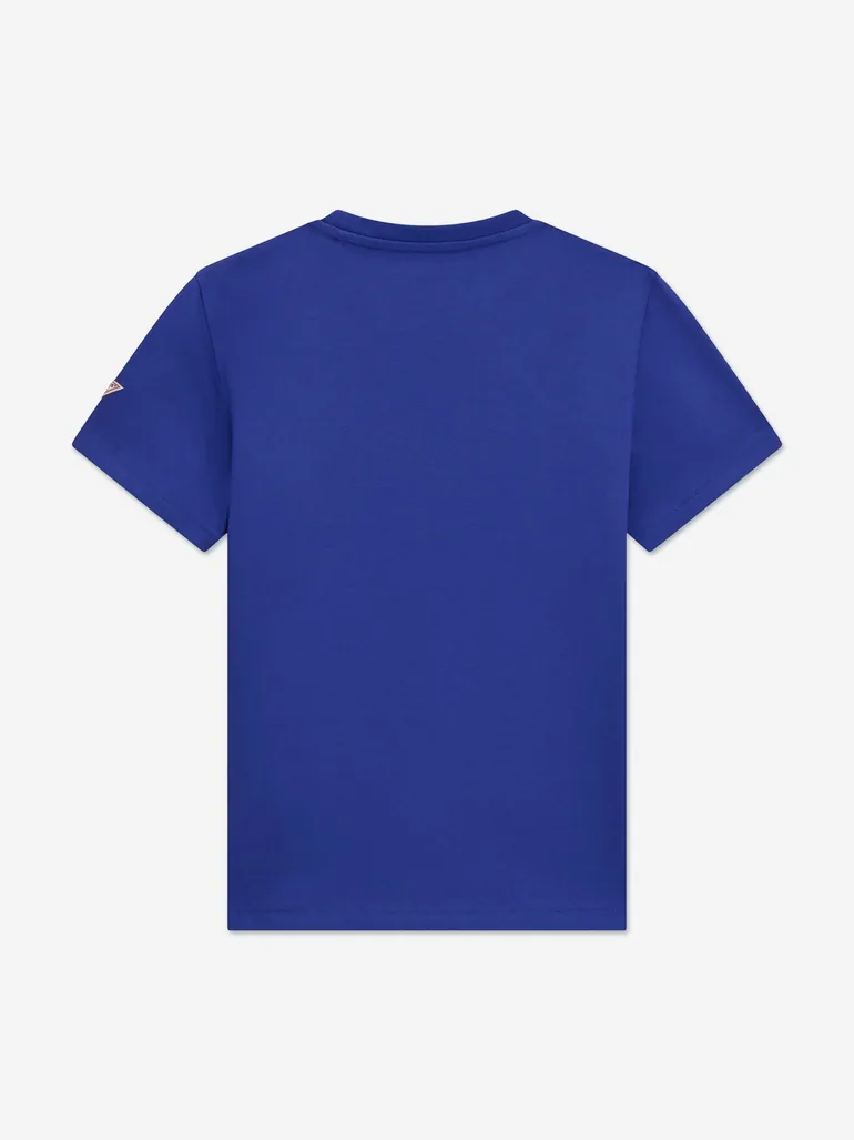 Guess Boys Logo T-Shirt in Blue - 1