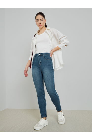 Women High Rise Slim Fit Jeans
