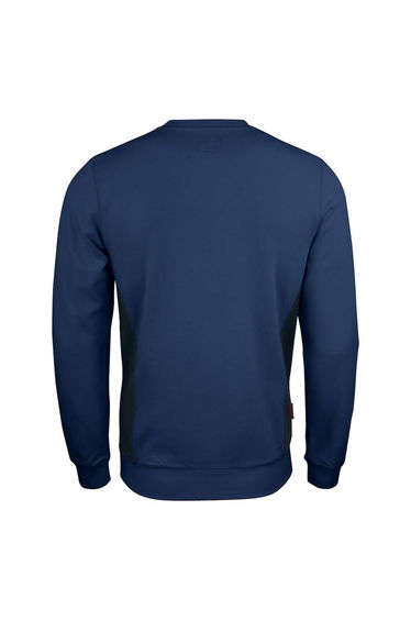 Jobman Mens Two Tone Sweatshirt - Navy/Black product thumbnail 2