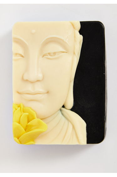 Liquorish Bamboo Charcoal Buddha Zen Soap Handmade Soap