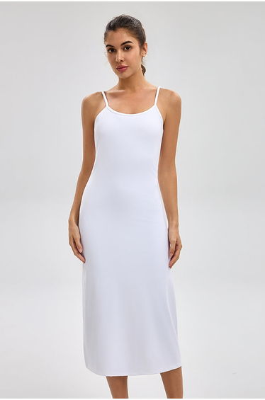 Sleeveless Midi Slip Dress
