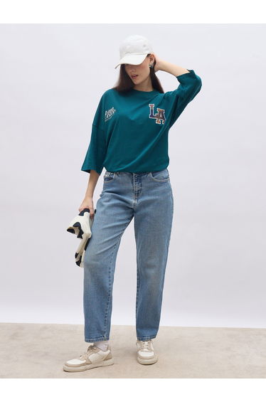 Graphic Print Oversized T-Shirt