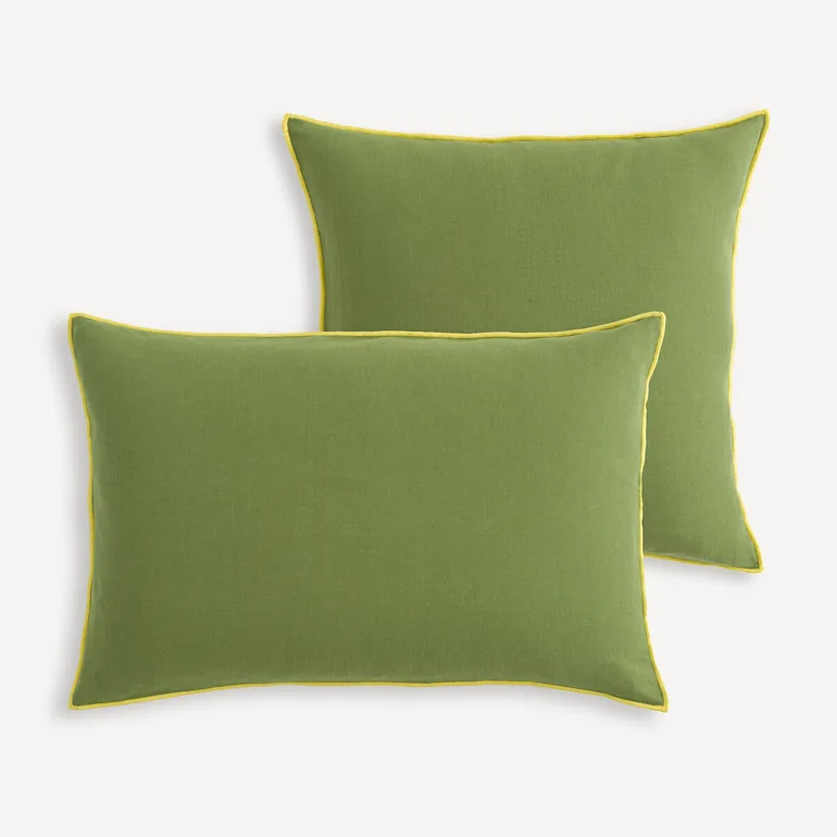 Warna Plain Linen/Cotton Cushion Cover - 4