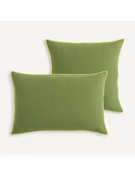 Warna Plain Linen/Cotton Cushion Cover - 4