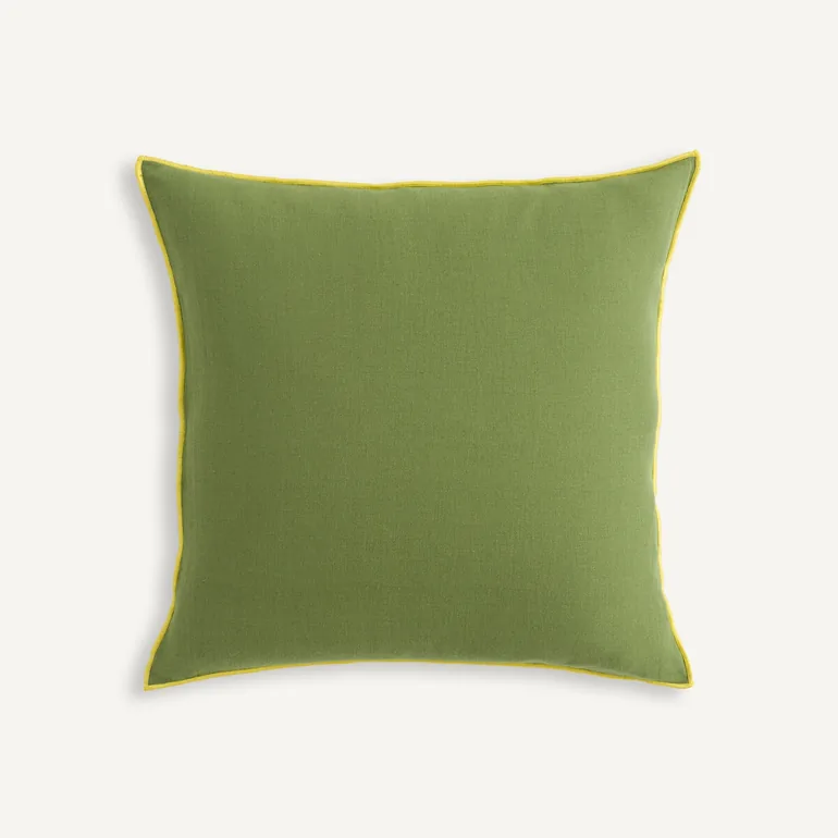 Warna Plain Linen/Cotton Cushion Cover - 1