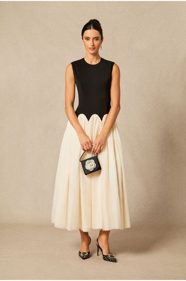 Zoey Sleeveless Color Block Maxi Dress