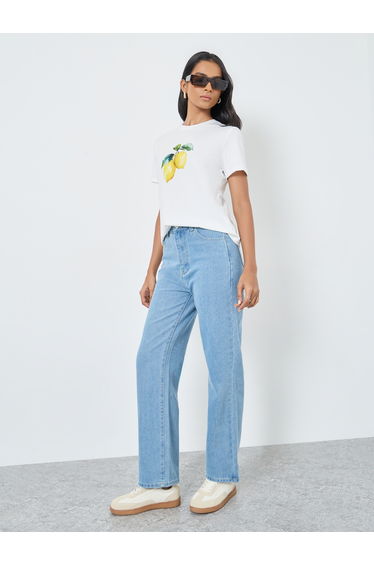 Women Lemon Graphic Print T-Shirt