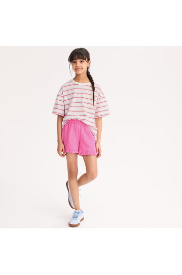 Cotton Muslin Shorts