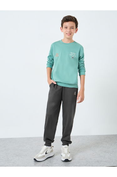 Boys Graphic Sweatshirt and Jogger Set