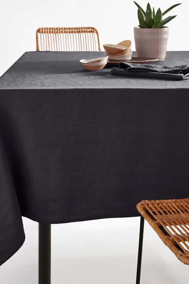 Victorine Pre-Washed Linen Tablecloth