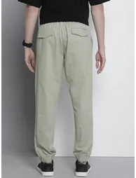 Men Regular Fit Solid Joggers - 3