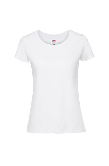 Fruit Of The Loom Womens/Ladies Ringspun Premium T-Shirt - Snow