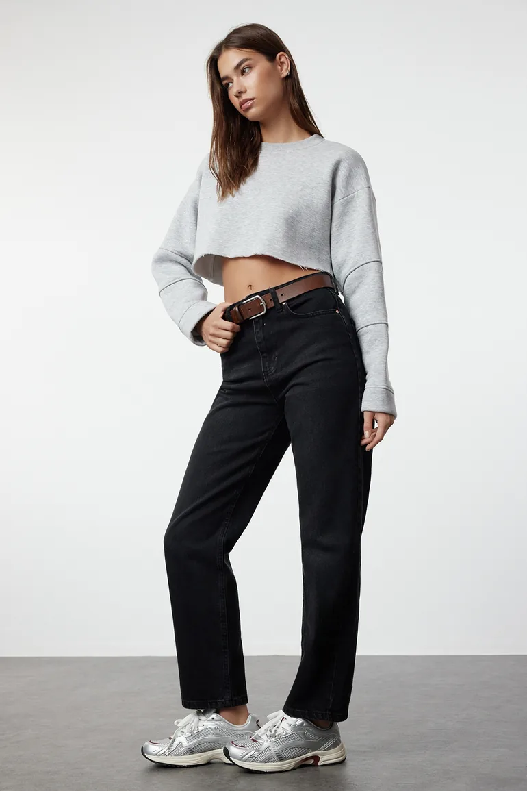 Jeans - Black - Straight - 1