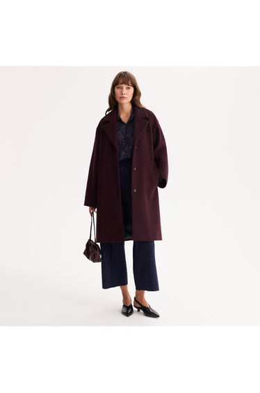 Wool Blend Long Coat