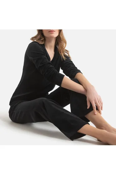 بيجاما مخمل قطني