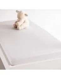 شرشف سرير بيبي قطن بحواف - 1