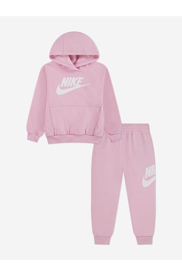 Kids Club Fleece Tracksuit in Pink