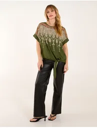 Mosaic Tile Print Top - 2