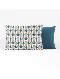 Elisa Pillowcase in Art Deco Printed Cotton Percale - 2