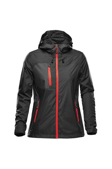 Stormtech Womens/Ladies Olympia Soft Shell Jacket - Black/Bright Red