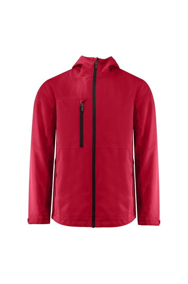 Printer Mens Hiker Jacket - Red