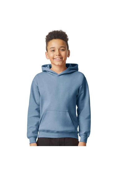 Gildan Childrens/Kids Fleece Midweight Hoodie - Stone Blue