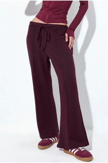 BUSEM Women’s Flare-leg Jersey Joggers