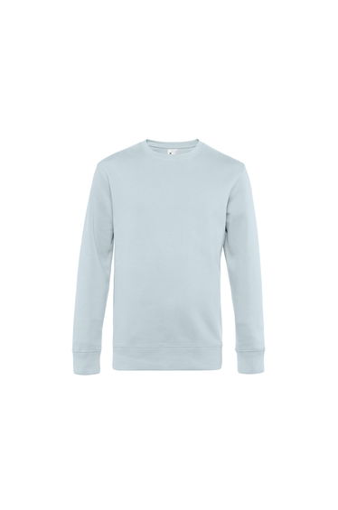 B&C Mens King Crew Neck Sweater - Pure Sky