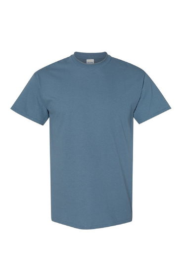 Gildan Mens Heavy Cotton Short Sleeve T-Shirt - Indigo Blue