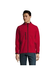 SOLS Mens Relax Soft Shell Jacket (Breathable, Windproof And Water Resistant) - Red - 3