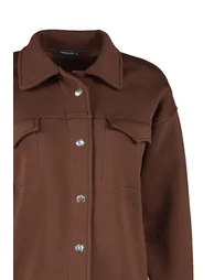 جاكيت بولو مبطن فليس بتصميم واسع بأزرار و جيوب - 7