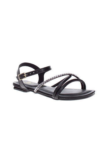 Embellished Back Strap Flat Sandals