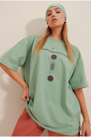 T-Shirt - Green - Oversize