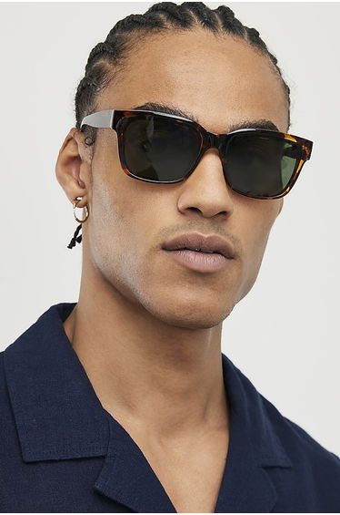 Brown Tortoiseshell Wayfarer Sunglasses