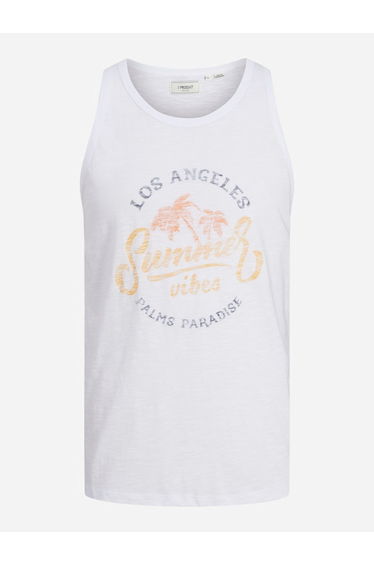 Slogan Print Relaxed Fit Tank