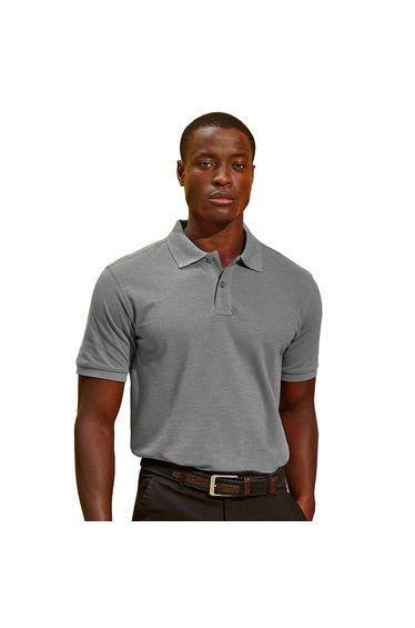 Asquith & Fox Plain Short Sleeve Polo Shirt - Heather