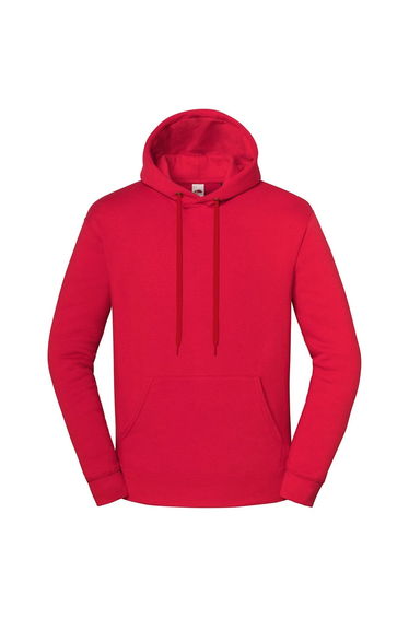 Fruit of the Loom Unisex Adult Iconic Premium Hooded Sweatshirt - Red