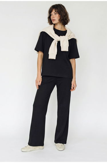 LUCCI Two-Piece T-Shirt And Wide-Leg Trouser Set