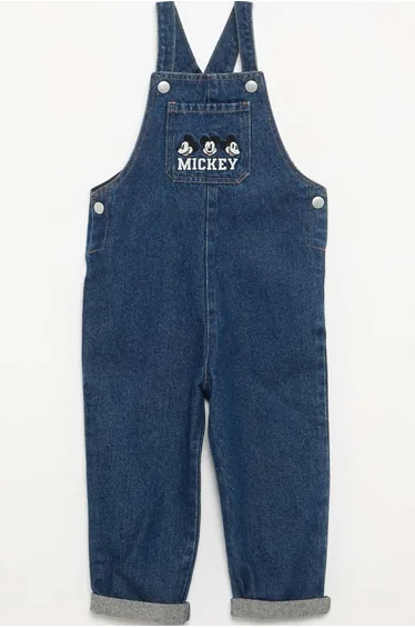 Disney 'Mickey' Denim Dungarees BLUE