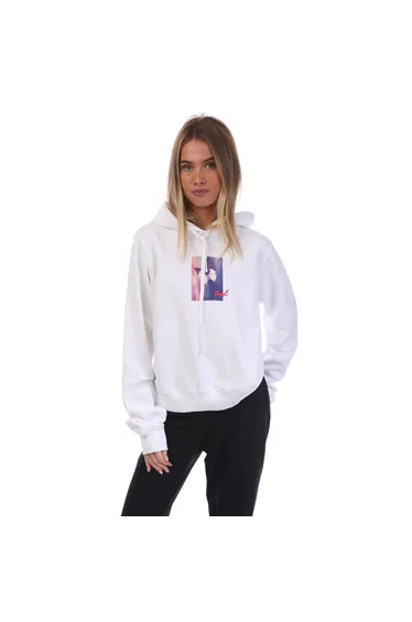 سويتشيرت ديزل أبيض بأكمام طويلة